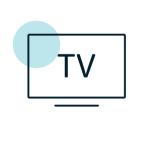 TV Schermo Piatto e Servizi inclusi Airone Residence. Appartamenti vista mare e servizi inclusivi con cucina e bagno. Calabria e Isole Eolie